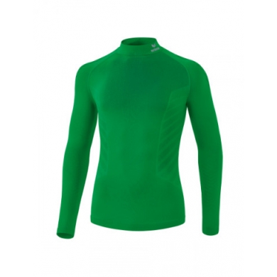 Erima Functional Underwear Long Sleeve Athletic with Collar (seamless) green Men